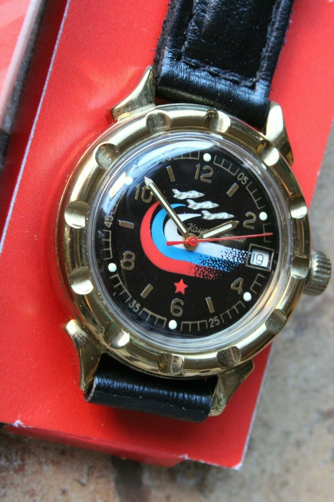 Vostok Komandirsky Automatic Military Wrist Watch 260R Air Force Rare
