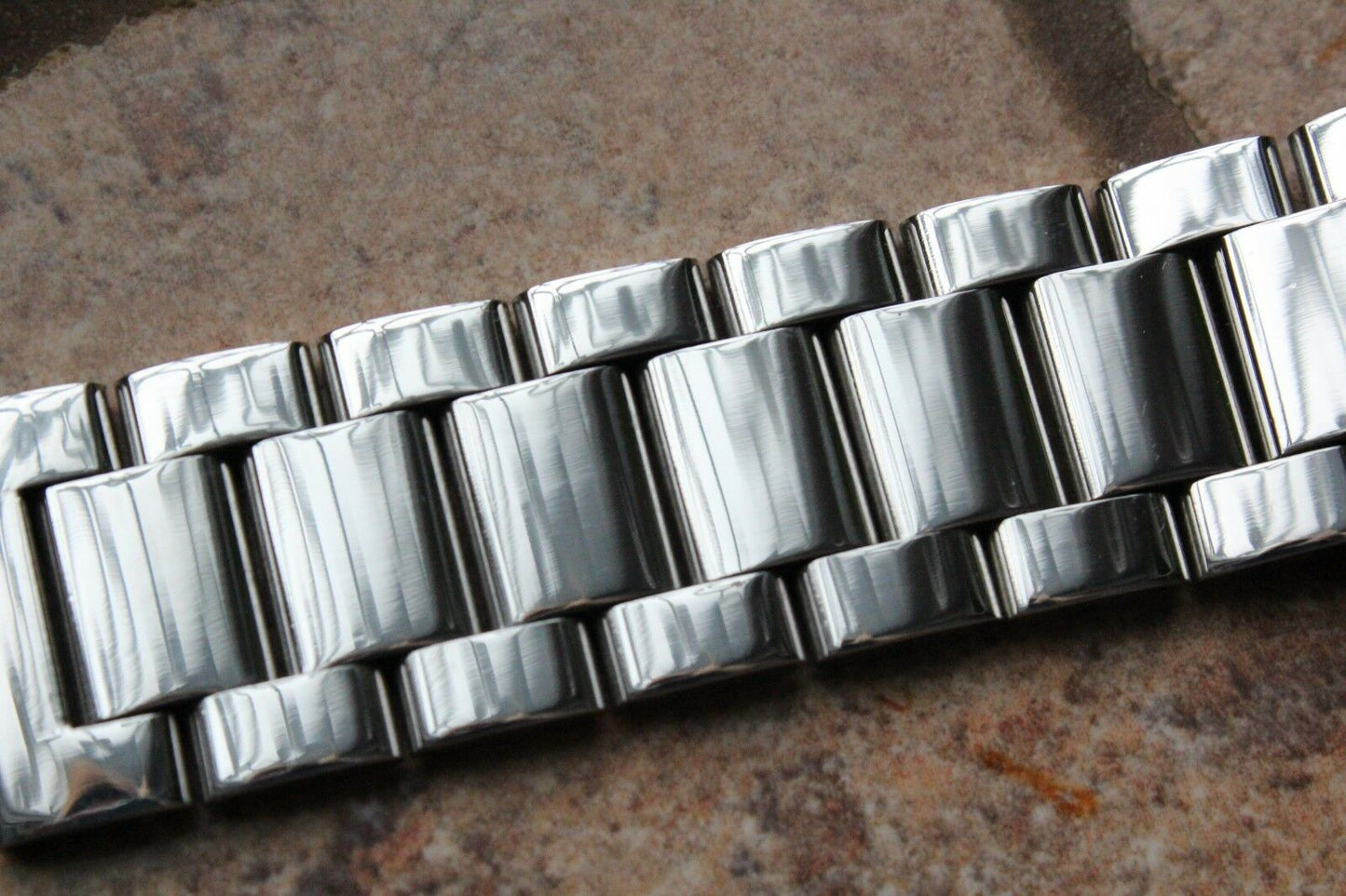 Stainless Steel Link Bracelet Metal Strap Watch Band Butterfly Buckle 14-26 mm