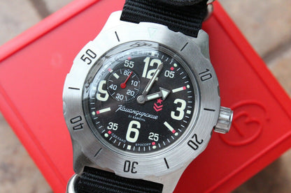 Vostok Komandirsky Mechanical Automatic Wrist Watch K-35 350748