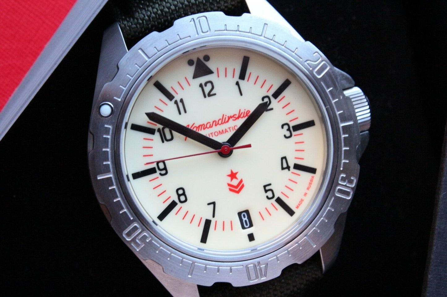 Vostok Komandirsky Russian K-34 Rare Military wristwatches 340003