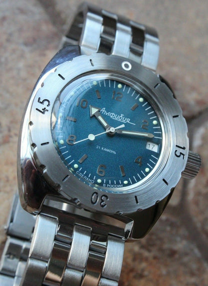 Russian Mechanical Automatic Wrist Watch VOSTOK AMPHIBIAN DIVER 150367