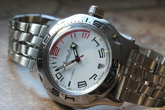 Russian Mechanical Automatic Wrist Watch VOSTOK AMPHIBIAN DIVER 100472