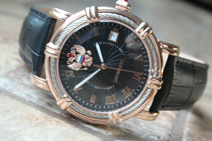 Russian President 4459473 Mechanical Automatic Men's Wrist Watch Poljot