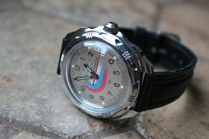 Vostok Komandirsky Russian Military Wrist Watch # 211562 NEW