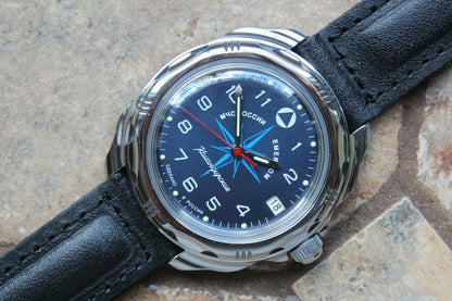 Vostok Komandirsky Russian Military Wrist Watch Emercom MCHS  # 211942 NEW