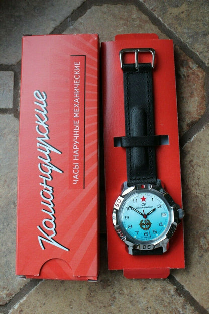 Vostok Komandirskie Mechanical Military Russian wrist watch 811314