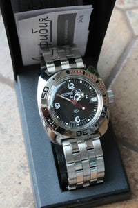 Russian Mechanical Automatic Wrist Watch VOSTOK AMPHIBIAN DIVER 710634