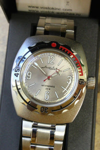 Russian Mechanical Automatic Wrist Watch VOSTOK AMPHIBIAN DIVER 090661
