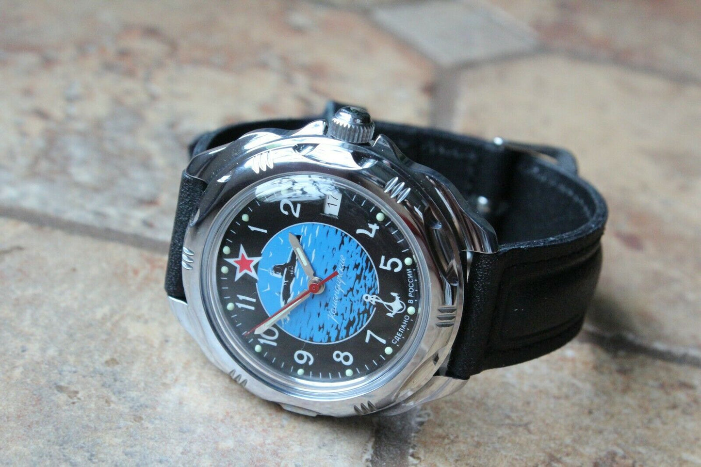 Vostok Komandirsky Mechanical Manual Wrist Watch Submarine 211163