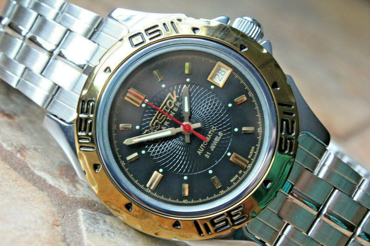 Russian Classic Mechanical Automatic Wrist Watch Vostok Partner 301148
