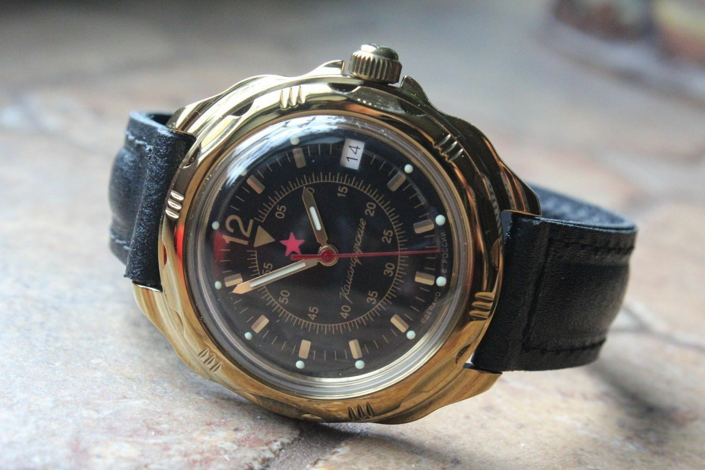 Vostok Komandirsky Russian Military Wrist Watch 219399
