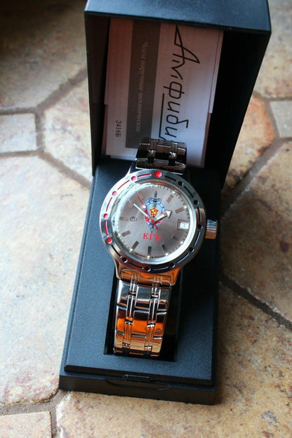 Russian Mechanical Automatic Wrist Watch VOSTOK AMPHIBIAN DIVER 420892