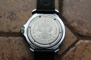 Vostok Komandirsky Russian Mechanical Military Wrist Watch Air Force 811066