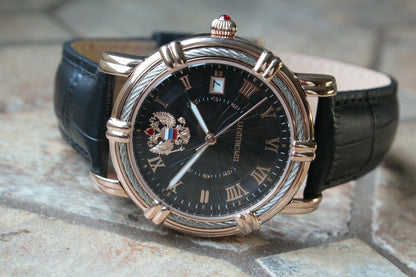Russian President 4459473 Mechanical Automatic Men's Wrist Watch Poljot