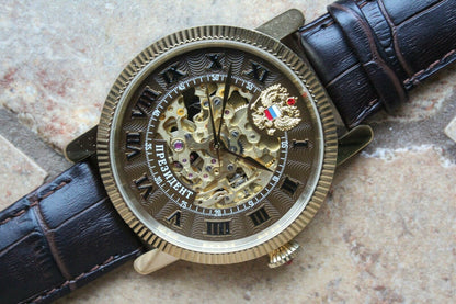 Russian President 4506170 Mechanical Automatic Men's Wrist Watch Poljot