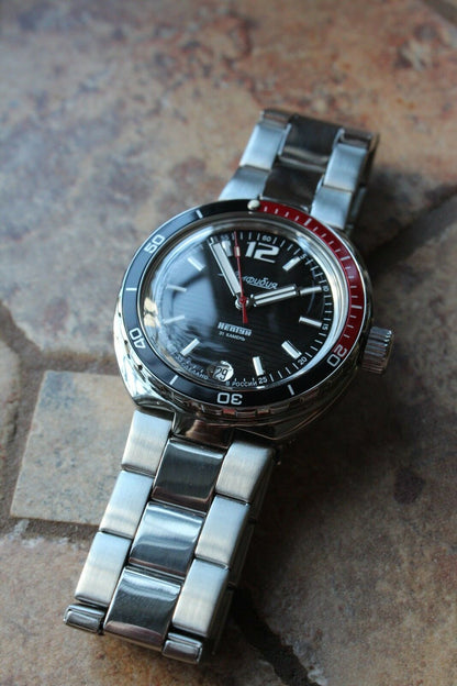 Vostok Amphibian Neptun Russian Machanical Auto Diver Men's wrist watch 960760