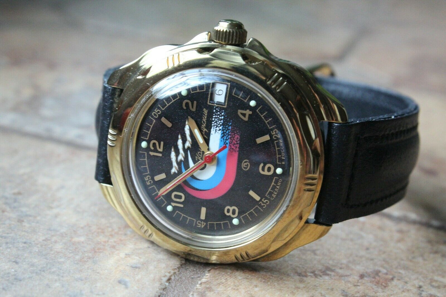 Vostok Komandirsky 219260 Mechanical Russian Military Wrist Watch Air Force