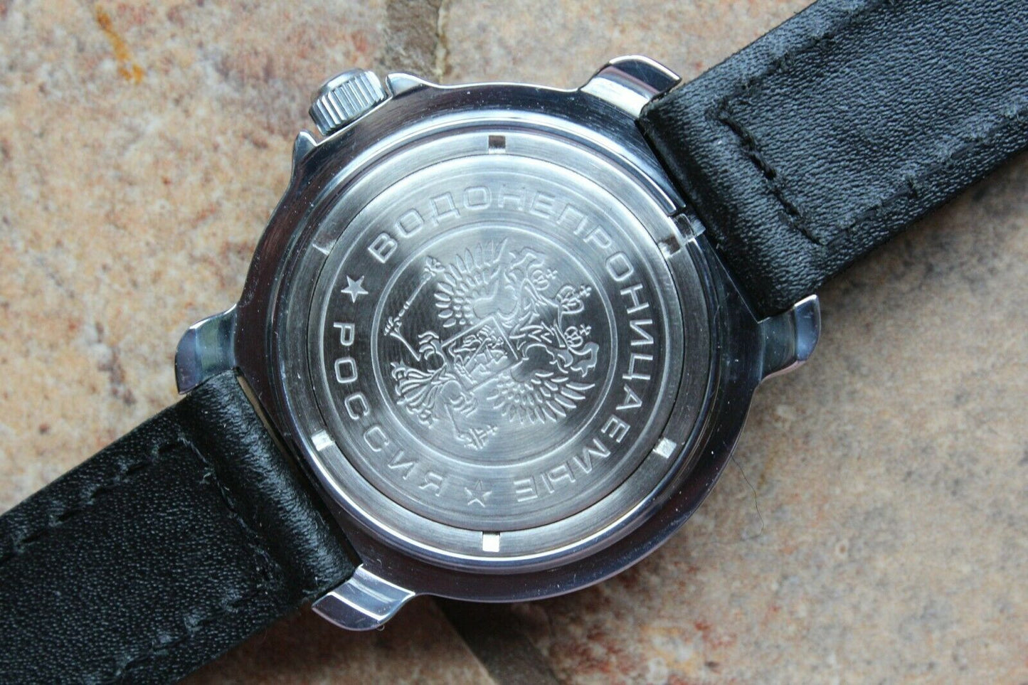 Vostok Komandirsky Russian Mechanical Military Wrist Watch Submarine 811055