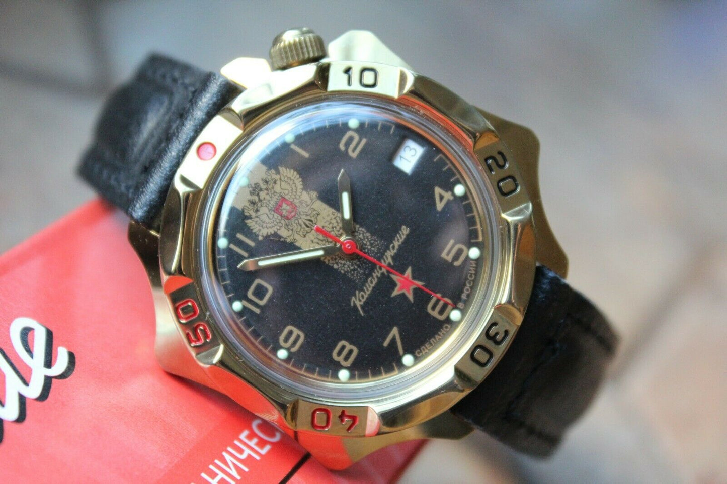 Vostok Komandirskyu Mechanical Manual Winding Wrist Watch 539792