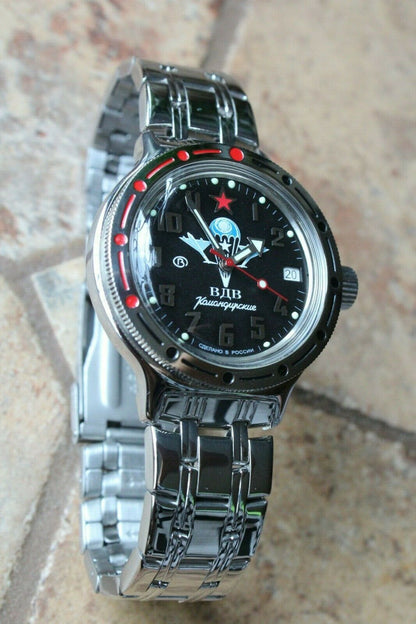 Vostok Amphibian Mechanical Automatic Wrist Watch Diver 420288