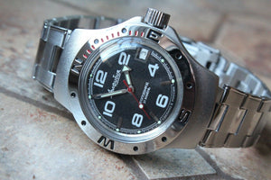 Vostok Amphibian Auto Russian diver wrist watch 060433