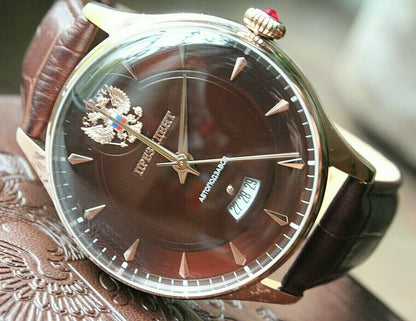 Russian President 6459047 Mechanical Automatic Men's Wrist Watch Poljot