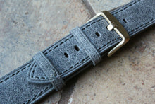 Load image into Gallery viewer, Genuine Leather Watch Strap Band LeVeL B-804S Dark Gray Vintage
