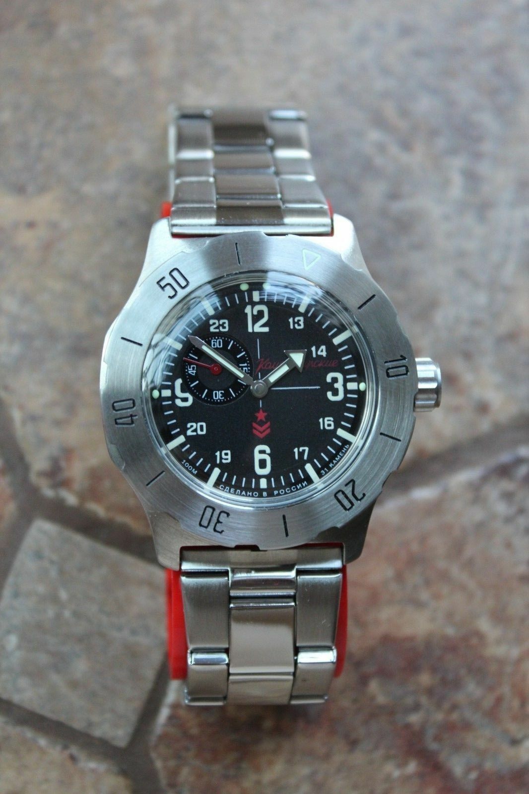 Vostok Mechanical Automatic Wrist Watch Komandirsky K-35 350504