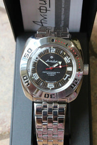 Russian Mechanical Automatic Wrist Watch VOSTOK AMPHIBIAN DIVER 710394