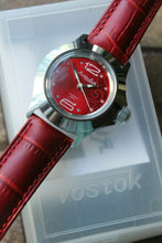 Load image into Gallery viewer, Vostok Amphibian 051339 Women Female Russian Mechanical wrist watch Red
