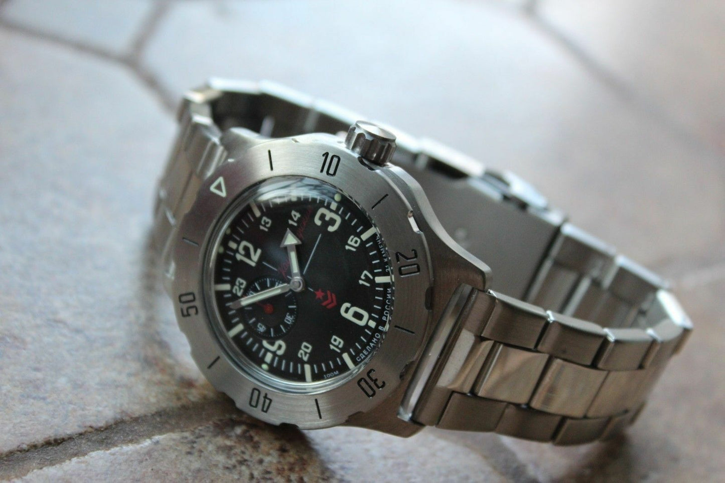 Vostok Mechanical Automatic Wrist Watch Komandirsky K-35 350504