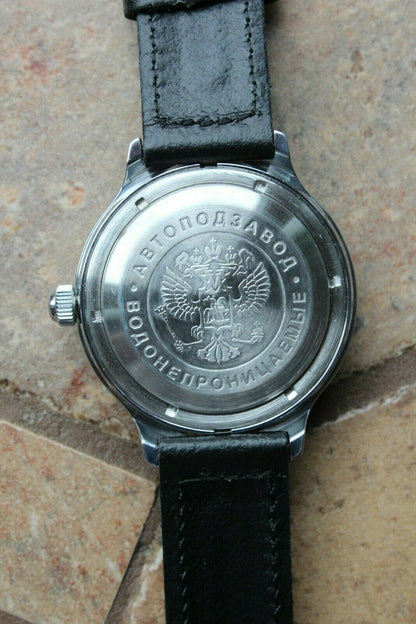 Vostok Komandirsky Auto Russian Military Wrist Watch # 921289 NEW