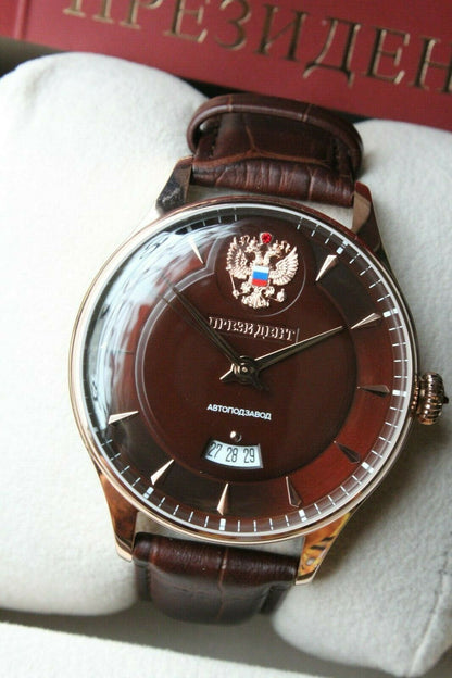 Russian President 6459047 Mechanical Automatic Men's Wrist Watch Poljot