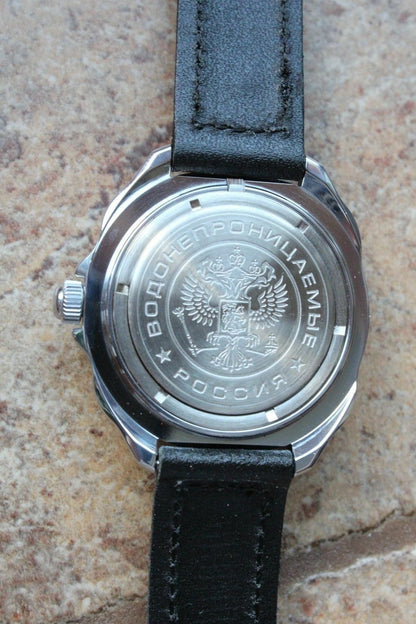 Vostok Komandirsky Russian Military Wrist Watch # 211288 NEW