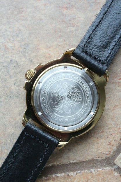 Vostok Komandirsky Military Wrist Watch # 439123 NEW