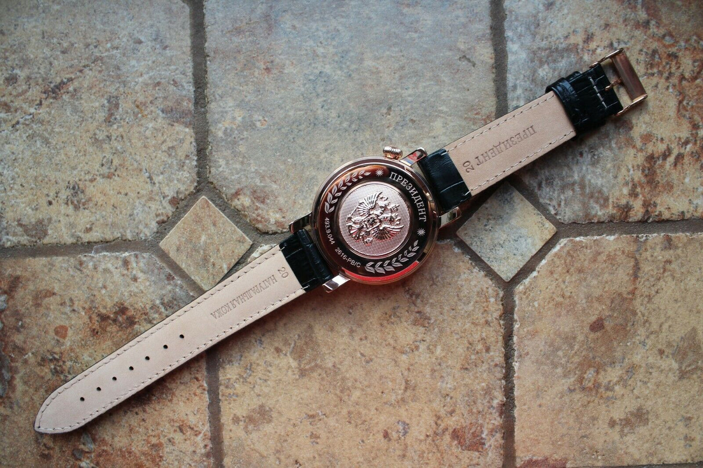 Russian President 4939044 Mechanical Automatic Men's Wrist Watch Poljot