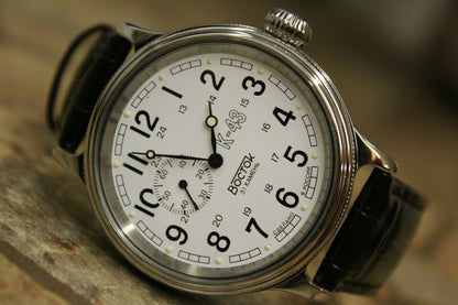 Vostok Komandirsky Classic Retro Auto Russian K-43 Retro wristwatches 540932 New