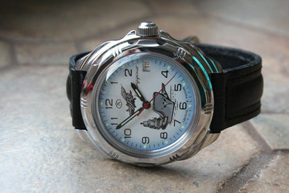 Vostok Komandirsky Russian Military Wrist Watch # 211982 NEW