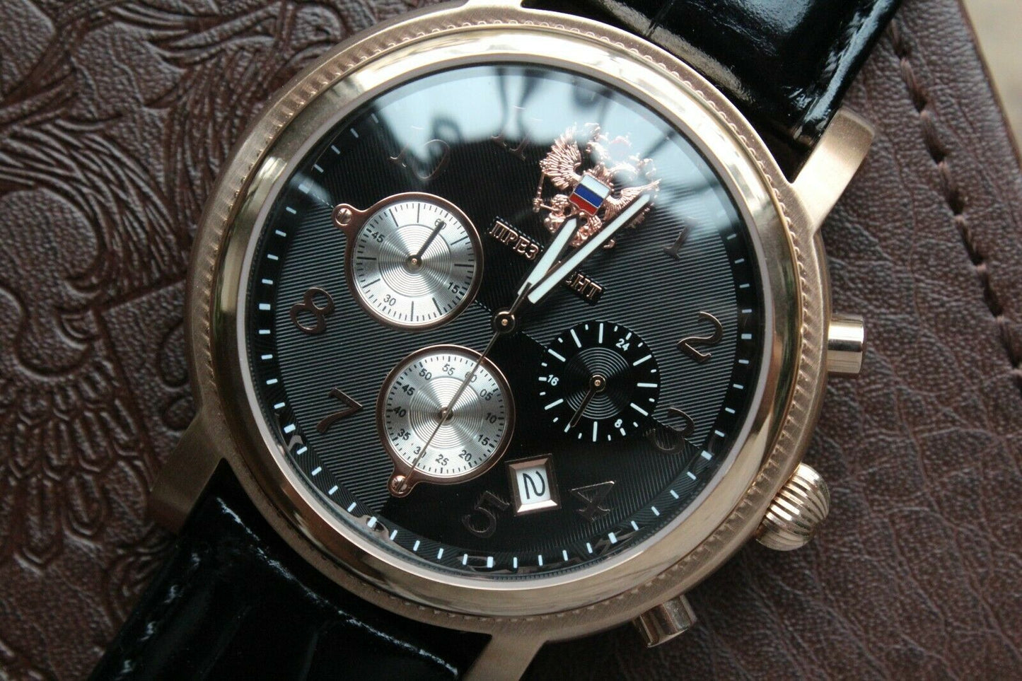 Russian President 13019010 Quartz Men's Wrist Watch Poljot