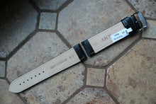 Load image into Gallery viewer, Genuine Leather Watch Strap Band KMV XL 24mm Black
