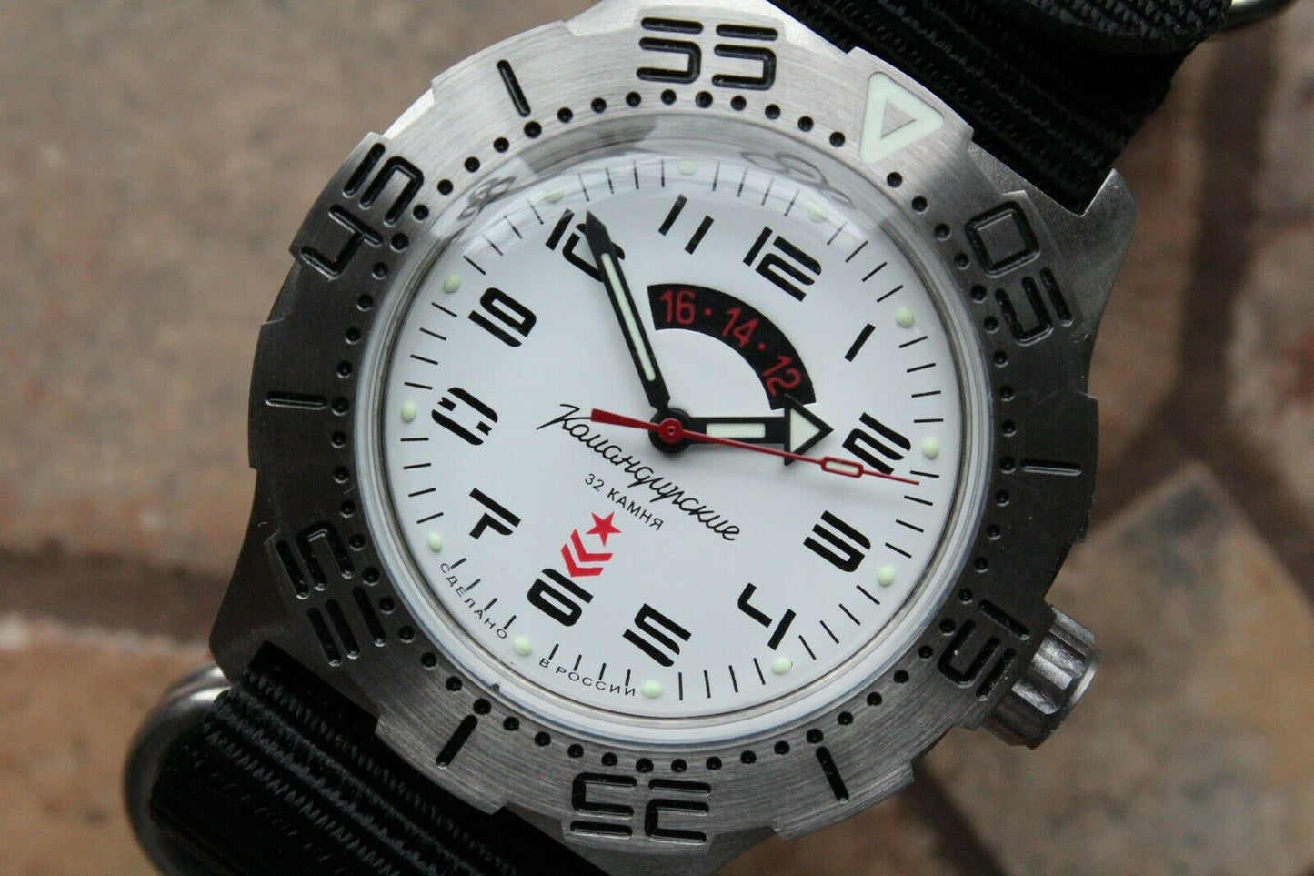Vostok Komandirsky Mechanical Automatic Wrist Watch K-35 350757