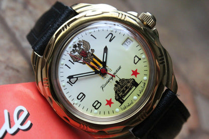 Vostok Komandirsky Mechanical Manual Winding Wrist Watch 219943
