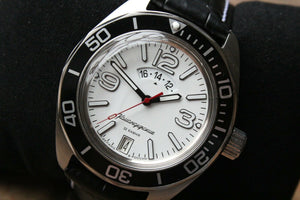 Vostok Komandirsky 030789 Russian Automatic Military Wrist Watch Day Night