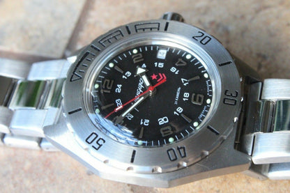 Vostok Komandirskie Automatic Russian wrist watch 650538