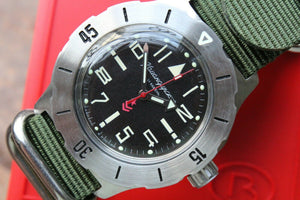 Russian Mechanical Automatic Wrist Watch VOSTOK Komandirsky K-35 350747