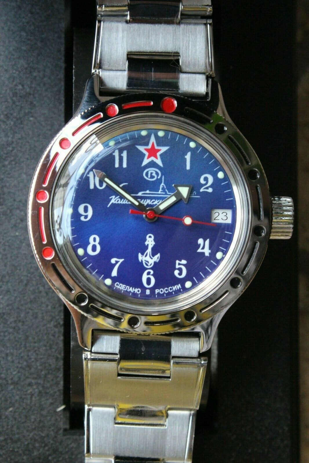 Russian Mechanical Automatic Wrist Watch VOSTOK AMPHIBIAN DIVER 420289