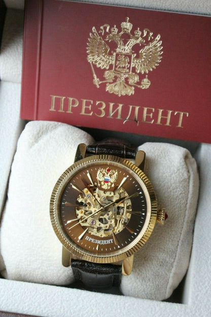 Russian President 4506150 Mechanical Automatic Men's Wrist Watch Poljot