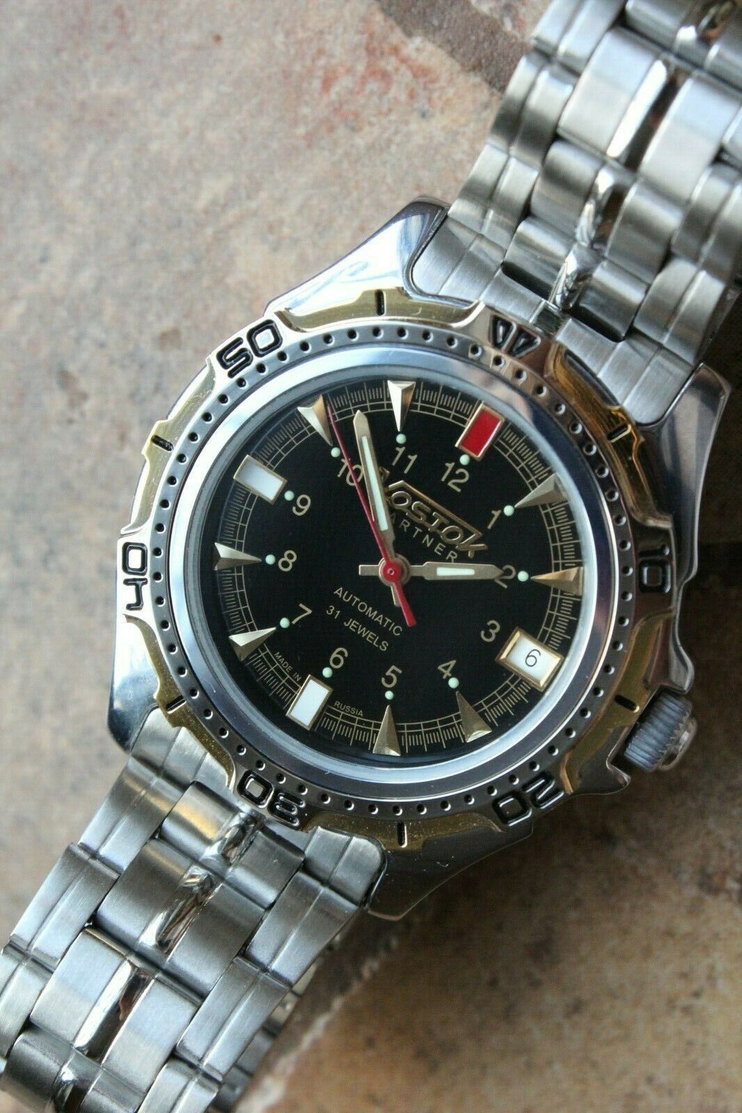 Russian Mechanical Automatic Wrist Watch Vostok Partner 301924