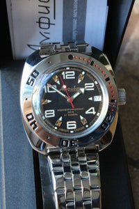 Russian Mechanical Automatic Wrist Watch VOSTOK AMPHIBIAN DIVER 710335