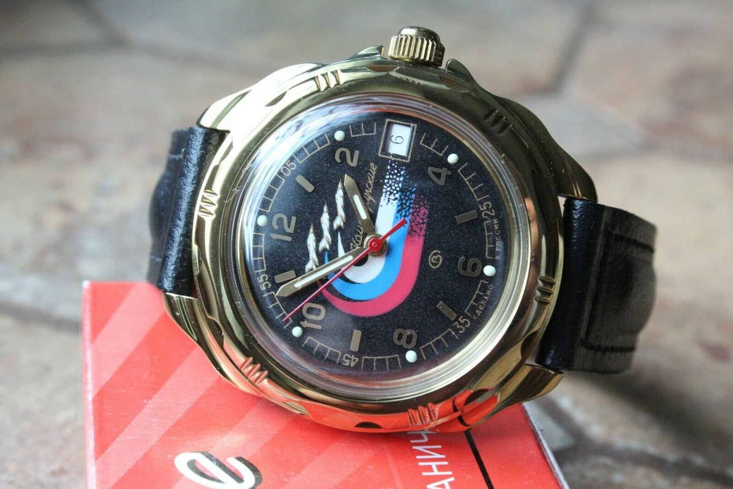 Vostok Komandirsky 219260 Mechanical Russian Military Wrist Watch Air Force